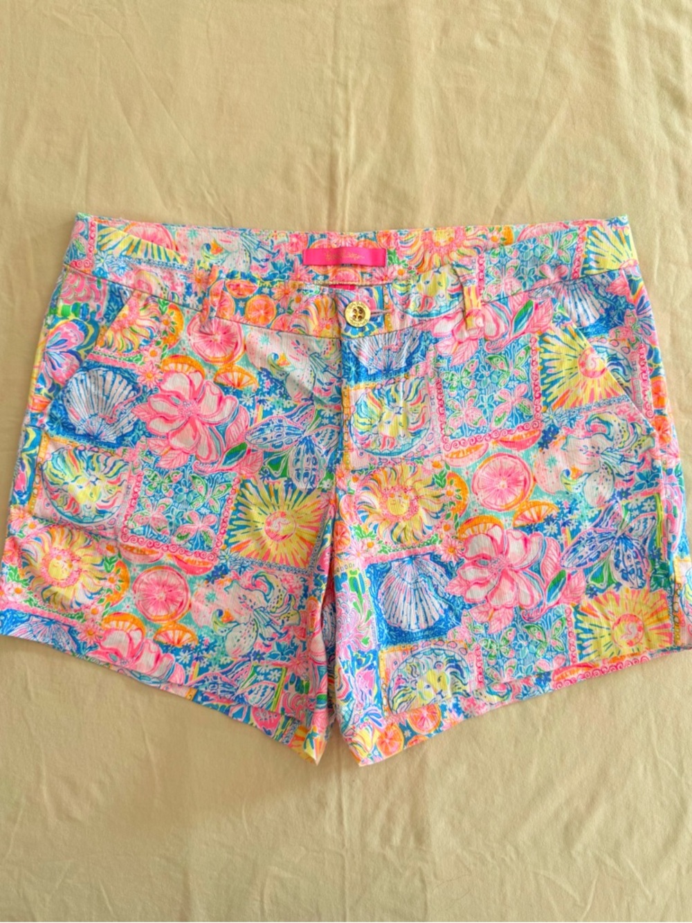 Lily Pulitzer Callahan Knit Shorts Size 6 Patch My Drift